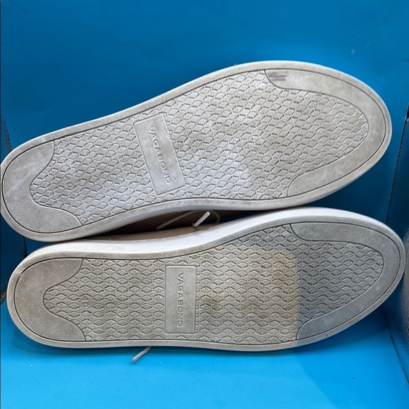 Vagabond Beige Leather Sneakers, size 9 women - Picture 8 of 8